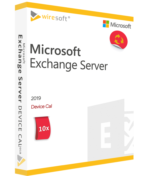 MICROSOFT EXCHANGE SERVER 2019 - 10 PACK DEVICE CAL